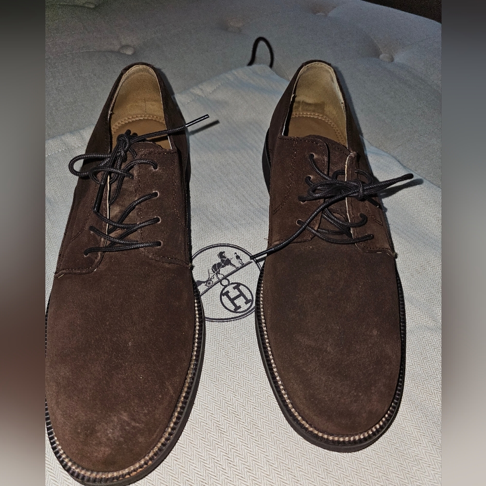 Bostonian Brown Suede Leather Oxfords Dress Casual Shoes Size 9 Worn Once